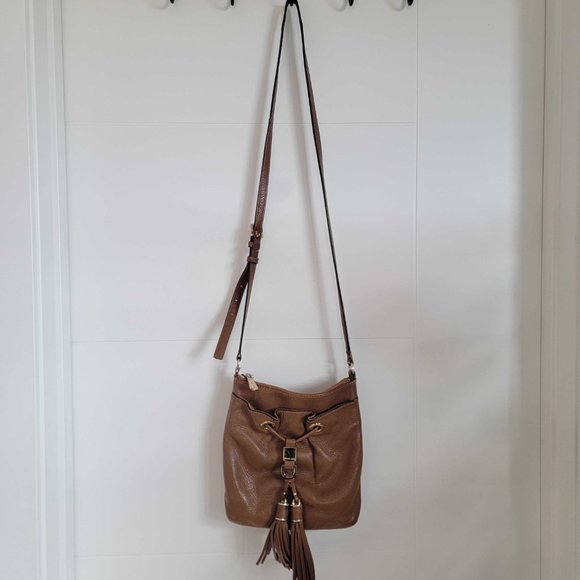 Michael Kors Tan Leather Cross-body Bag - Picture 1 of 7
